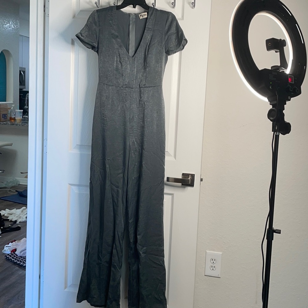 Show me your mumu short sleeve jumpsuit